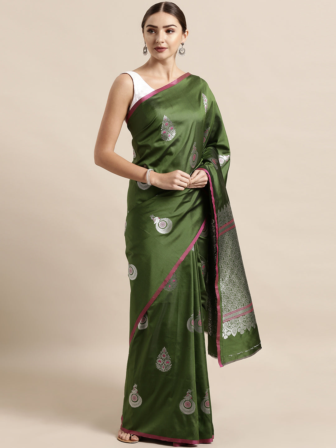 Attractive Banarasi Soft Silk Women's Saree