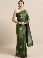 Load image into Gallery viewer, Attractive Banarasi Soft Silk Women&#39;s Saree