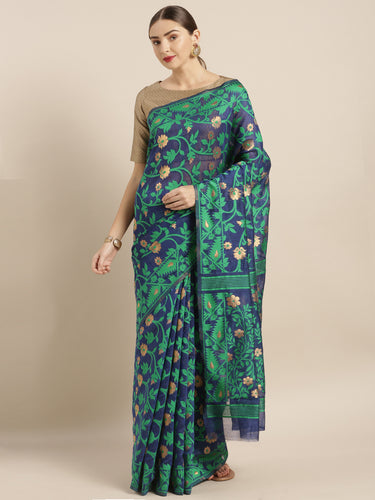 Elite Jamdani Cotton Silk Women's Sarees