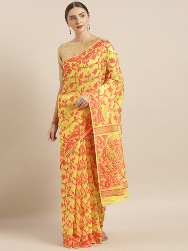 Elite Jamdani Cotton Silk Women's Sarees