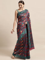 Load image into Gallery viewer, Elite Jamdani Cotton Silk Women&#39;s Sarees