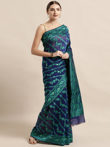 Elite Jamdani Cotton Silk Women's Sarees