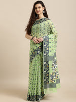 Load image into Gallery viewer, Elite Jamdani Cotton Silk Women&#39;s Sarees