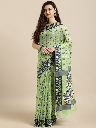 Elite Jamdani Cotton Silk Women's Sarees