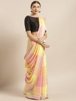 Load image into Gallery viewer, Tanya Adorable Linen Checkered Women's Sarees