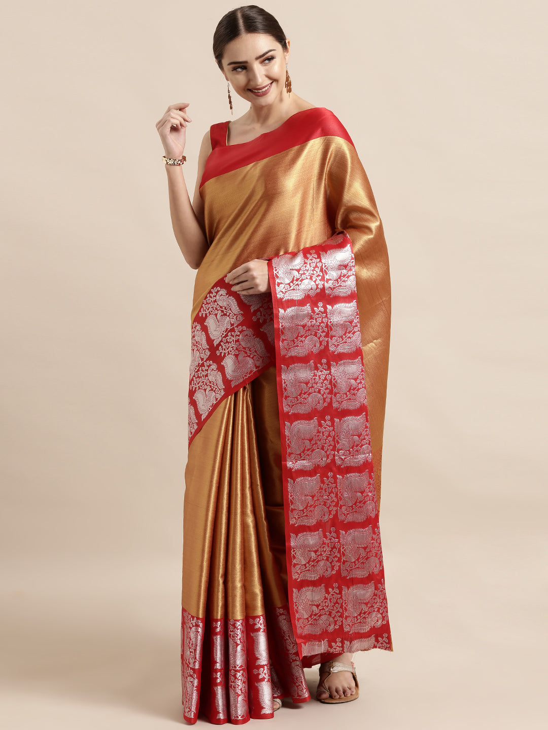 Charvi Attractive Kora Muslin Silk Women's Sarees