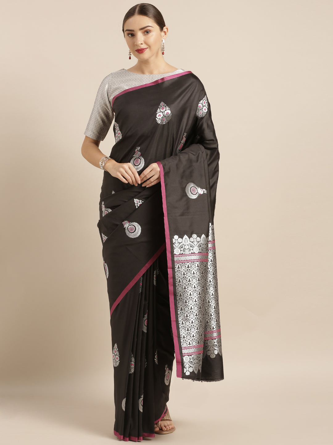 Attractive Banarasi Soft Silk Women's Saree