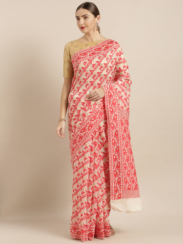 Elite Jamdani Cotton Silk Women's Sarees