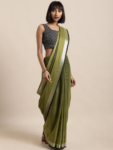 Tanya Adorable Linen Checkered Women's Sarees