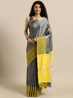 Load image into Gallery viewer, Attractive Stylish Linen Women Sarees