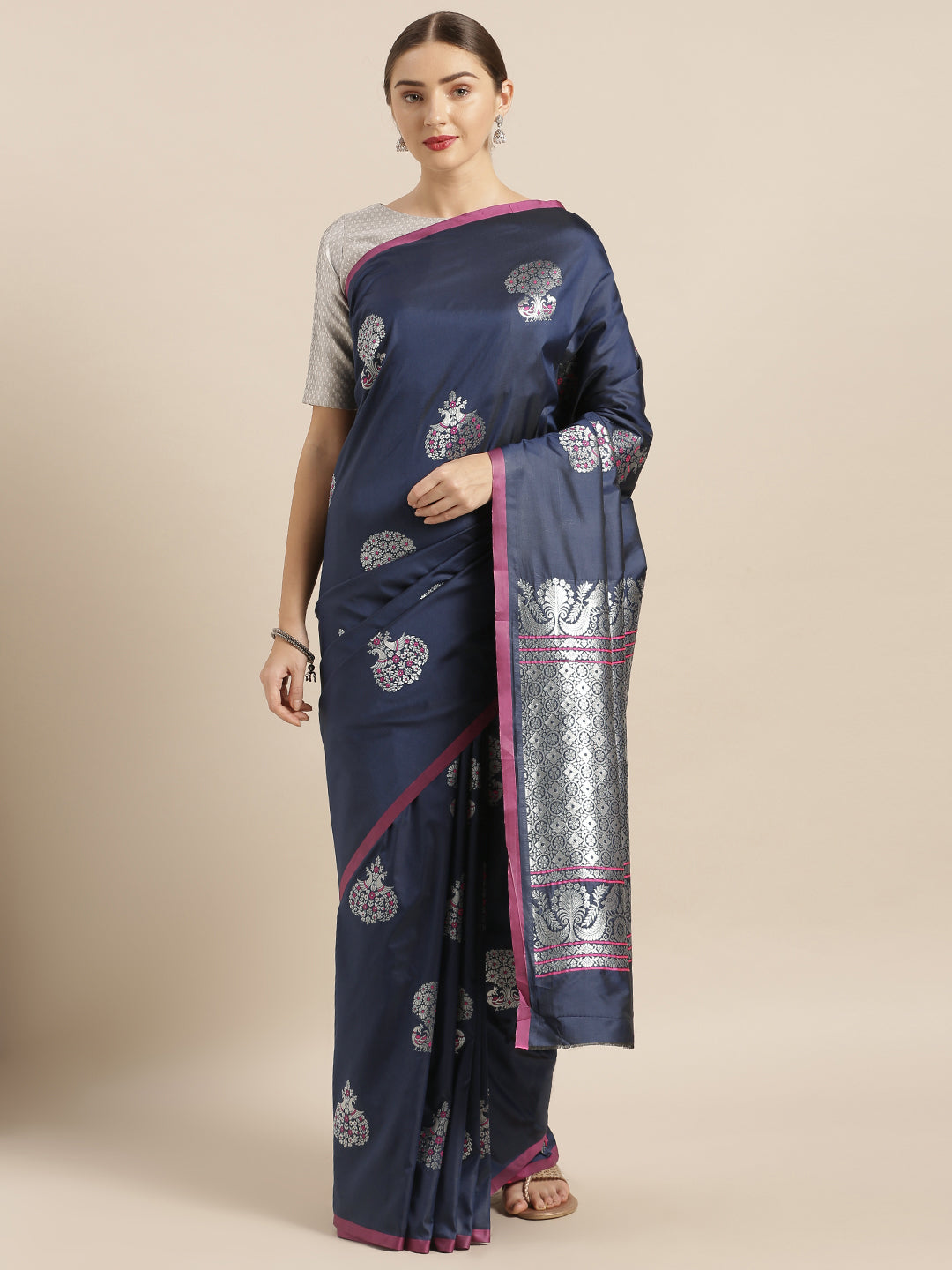 Trendy Banarasi Silk Women's Saree