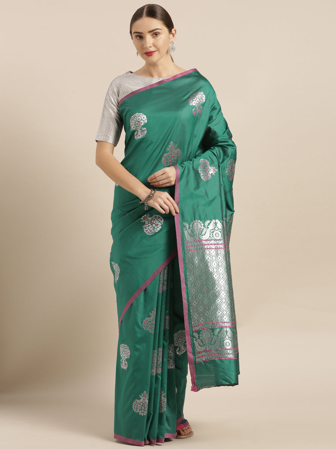 Trendy Banarasi Silk Women's Saree
