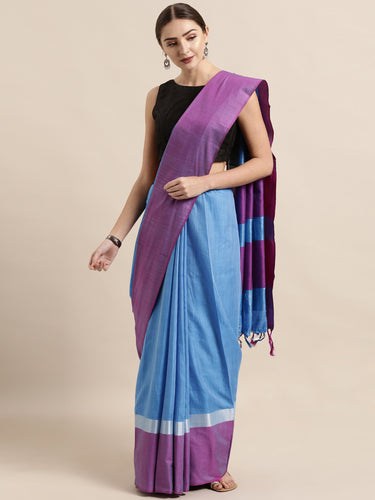Attractive Stylish Linen Women Sarees