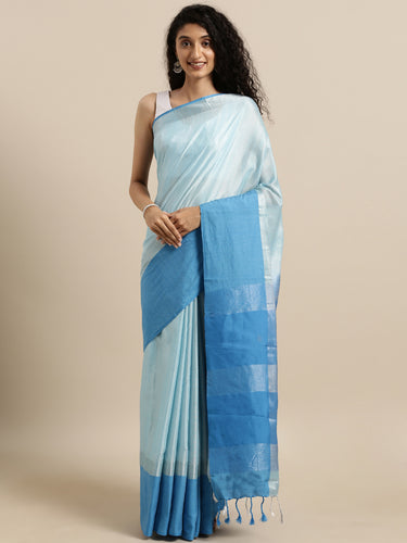 Attractive Stylish Linen Women Sarees