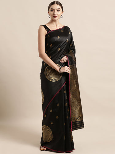 Trendy Attractive Kanchi Style Banarsi Silk Women's Saree