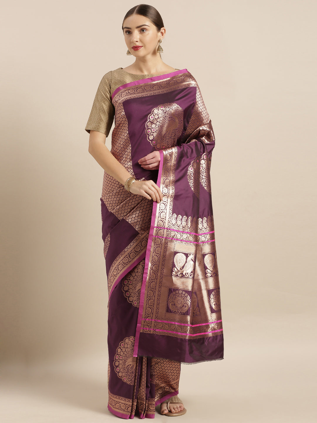 New Trendy Pure Banarasi Silk Women's Sarees
