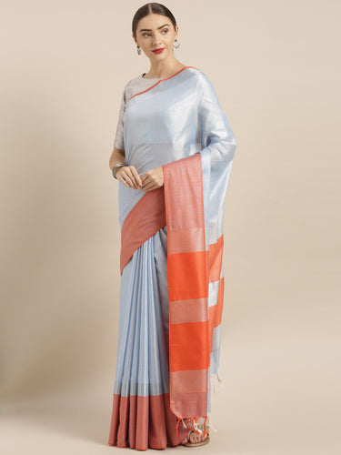 Attractive Stylish Linen Women Sarees