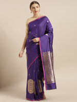 Load image into Gallery viewer, Trendy Attractive Kanchi Style Banarsi Silk Women&#39;s Saree