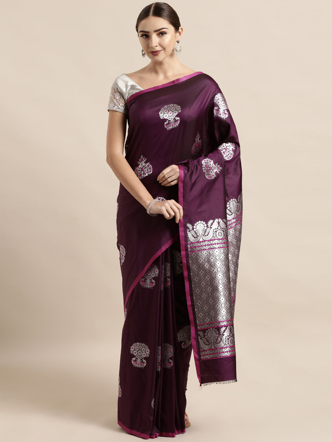 Trendy Banarasi Silk Women's Saree