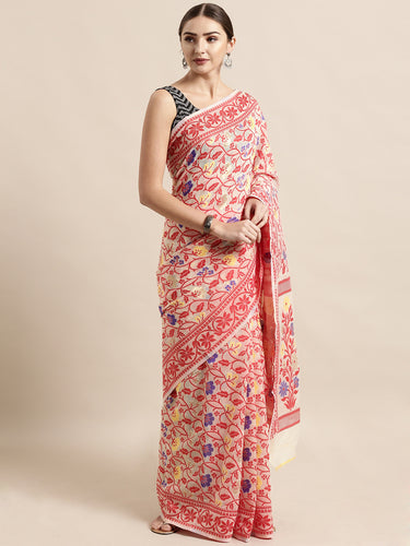 Elite Jamdani Cotton Silk Women's Sarees