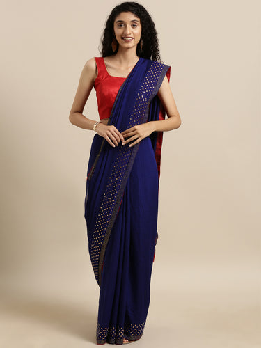 Divine Elegant Vichitra Silk Saree