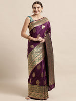 Load image into Gallery viewer, Elegant Meena Work Katan Silk Saree