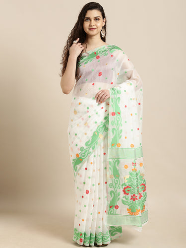 Elite Jamdani Cotton Silk Women's Sarees