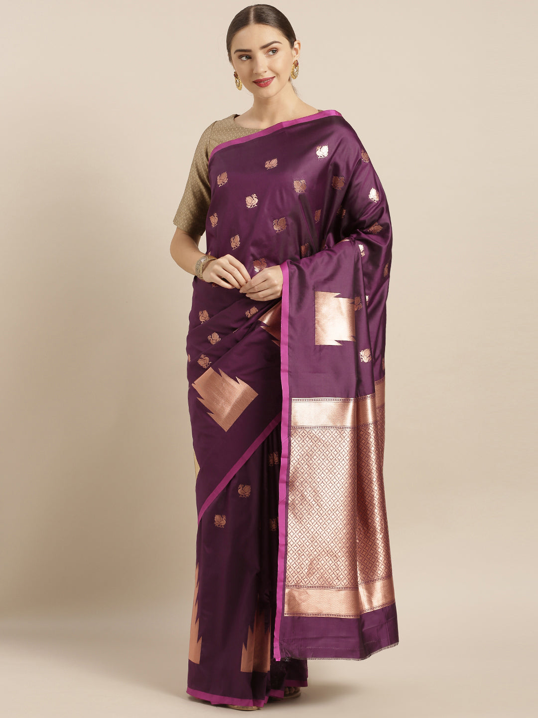Trendy Banarasi Silk Women's Saree