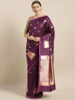 Load image into Gallery viewer, Trendy Banarasi Silk Women&#39;s Saree