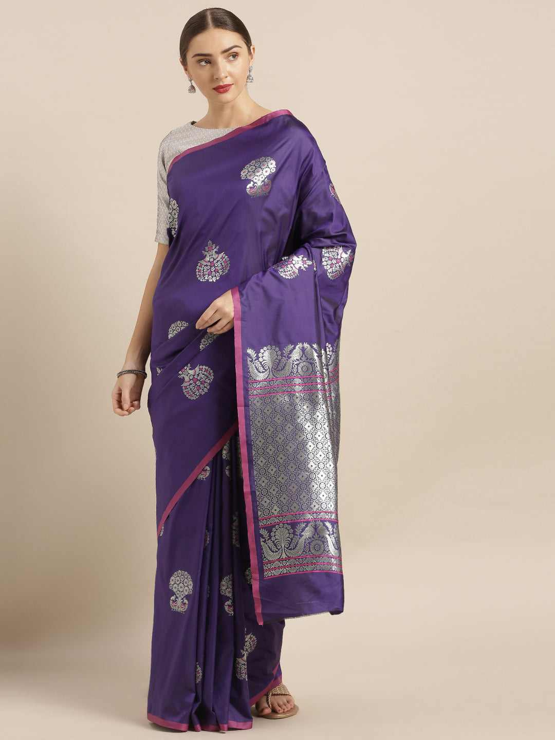 Trendy Banarasi Silk Women's Saree