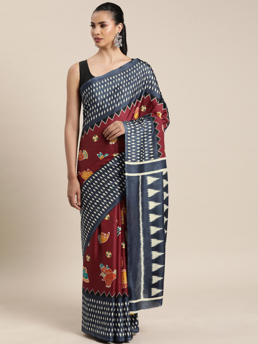 New Attractive Linen Chanderi Women's Saree