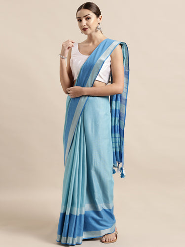 Latest Attractive Stylish Pumpum Angolla Linen Women's Sarees