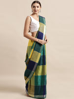 Load image into Gallery viewer, Tanya Adorable Linen Checkered Women's Sarees