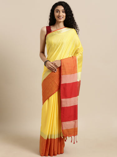 Attractive Stylish Linen Women Sarees