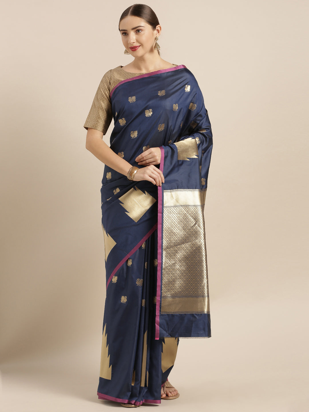 Trendy Banarasi Silk Women's Saree