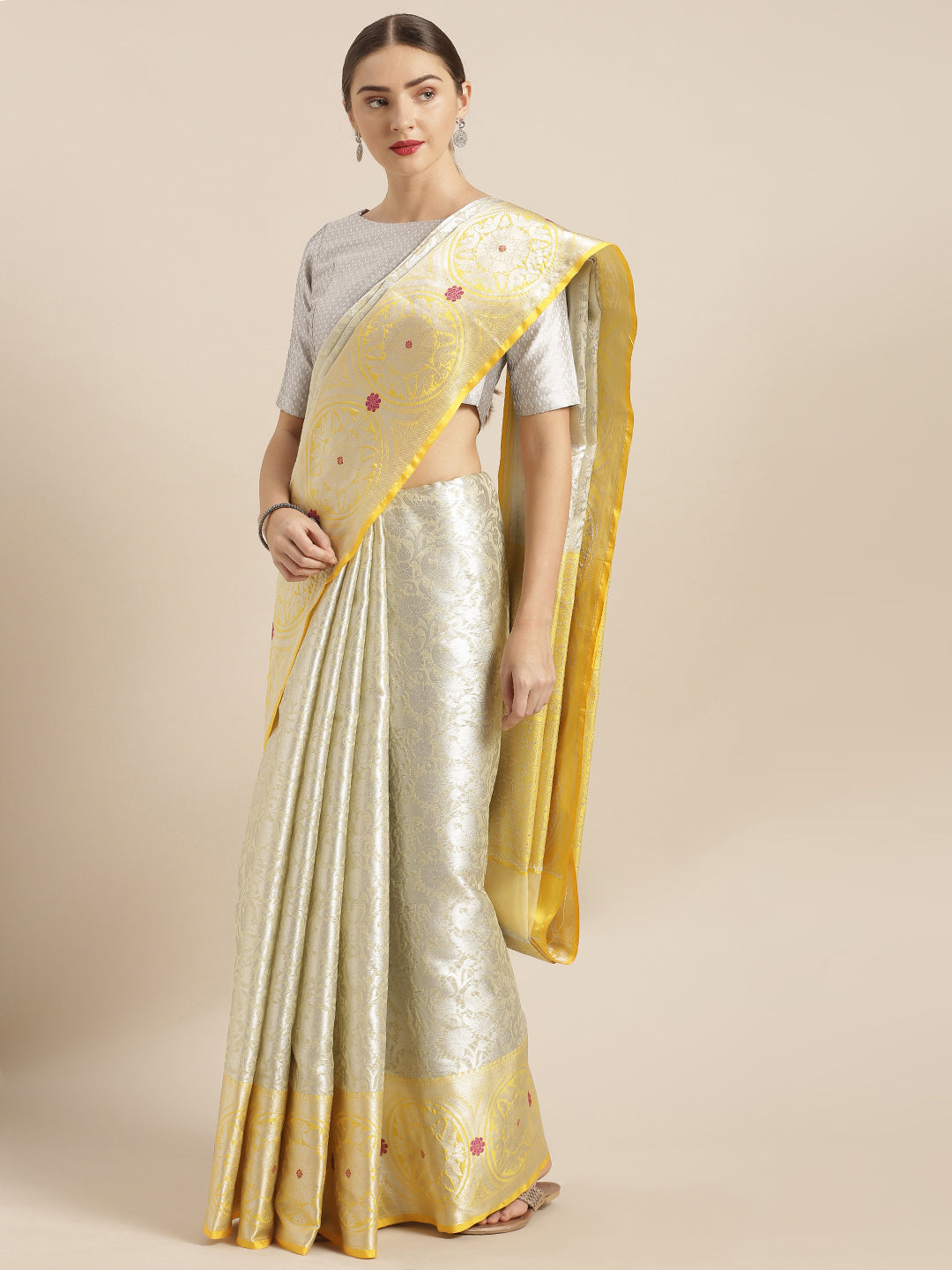 Charvi Attractive Kora Muslin Silk Women's Sarees