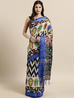 Load image into Gallery viewer, New Attractive Linen Kalamkari Saree