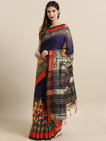 Load image into Gallery viewer, New Attractive Linen Kalamkari Saree