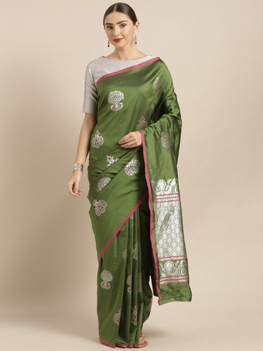 Trendy Banarasi Silk Women's Saree