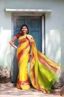 Load image into Gallery viewer, Uppada Pure Silk Handwoven Silk Saree