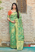 Load image into Gallery viewer, Banarasi Soft Silk Saree