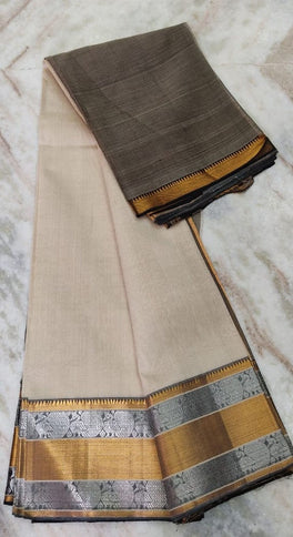 MANGALAGIRI PATTU KANCHI BORDER SAREE