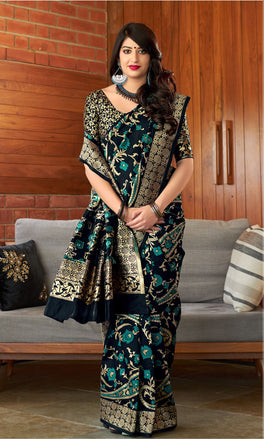 Modern Banarasi Silk Saree