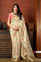 Load image into Gallery viewer, Modern Banarasi Silk Saree