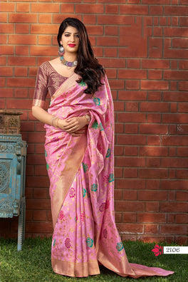 Modern Banarasi Silk Saree