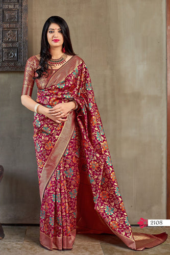 Modern Banarasi Silk Saree