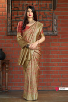 Load image into Gallery viewer, Modern Banarasi Silk Saree