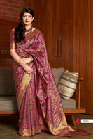 Load image into Gallery viewer, Modern Banarasi Silk Saree