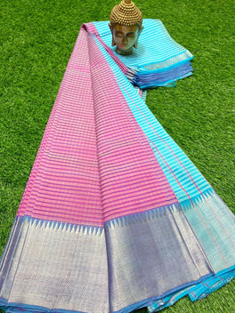MANGALAGIRI PATTU TEMPLE BORDER DORIA SAREE
