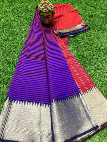 MANGALAGIRI PATTU TEMPLE BORDER DORIA SAREE